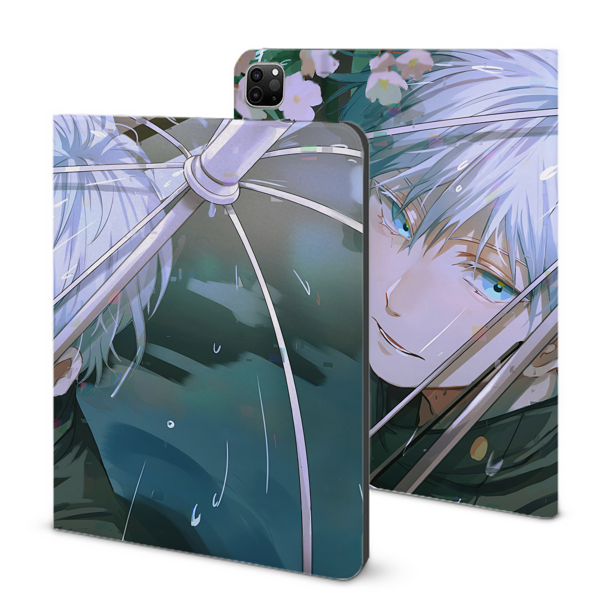 （画像用） 呪術廻戦 Jujutsu Kaisen IPad ケース ブック型 PUレザー TPU 耐衝撃 軽量 薄型 ペン収納なし 全面保護 IPad 各モデル対応